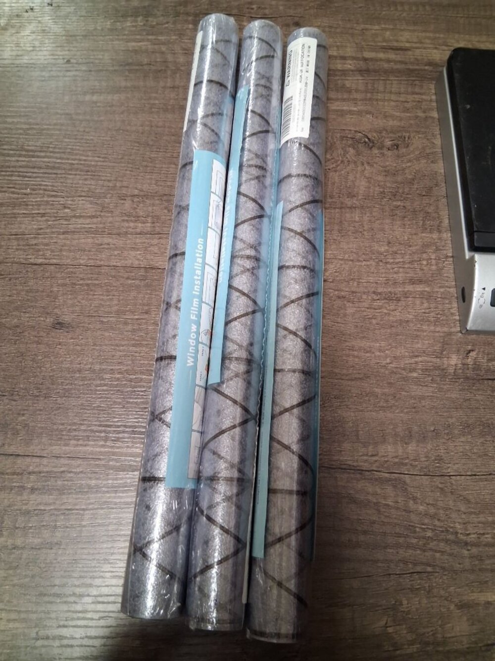 Window Privacy Film Stained Glass Static Clings 17.5" x 78.8" 3 Rolls Removable - Picture 5 of 5